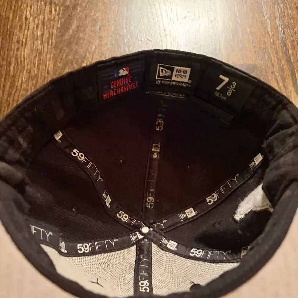 New-era Men's Black and Brown Hat